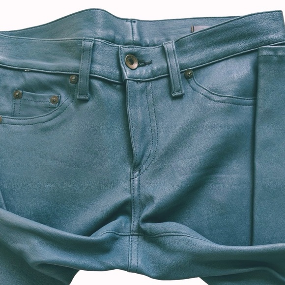 Rag & Bone high-rise skinny lamb leather pant Sz. 26 P NWOT - Picture 7 of 11